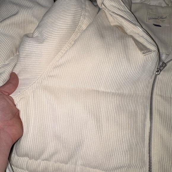 Universal Thread Ribbed Cream Jacket - Picture 4 of 4